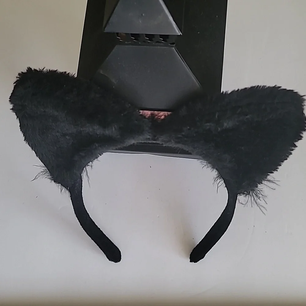 Madigras Masquerade Mask Cat Ear Headband Party Costume Halloween